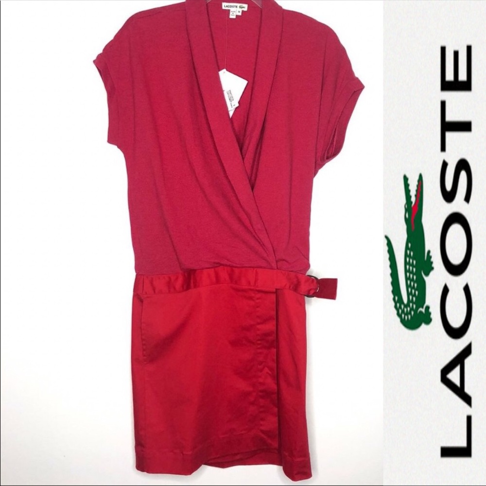 NWT Lacoste polo/golf Wrap Dress